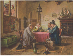 Pub, Tavern, Drinking, Playing Cards vintage prints